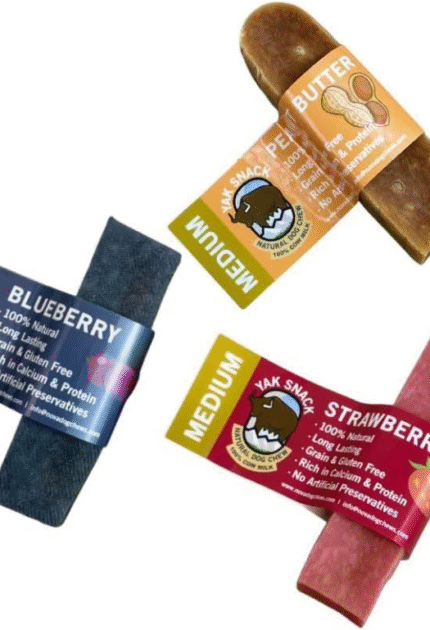 Yak Snack– 100% Natural Himalayan Large Yak Chews for Dogs Multipack 3 Flavours Yak Milk Dog Chews, Long-Lasting Hard Cheese Yak Chew, Protein-Rich Natural Treats Dental Chews for Aggressive Dog Treat