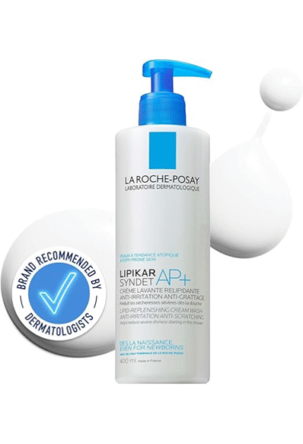 La Roche-Posay Lipikar Syndet AP+ Soothing Cream Wash For Eczema And Atopic Skin 400ml
